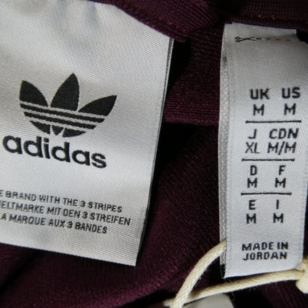 Adidas Unisex Maroon 2 PC Track Set Jacket IN4683 Pants IN4678 Men's M Women's L - Picture 7 of 12